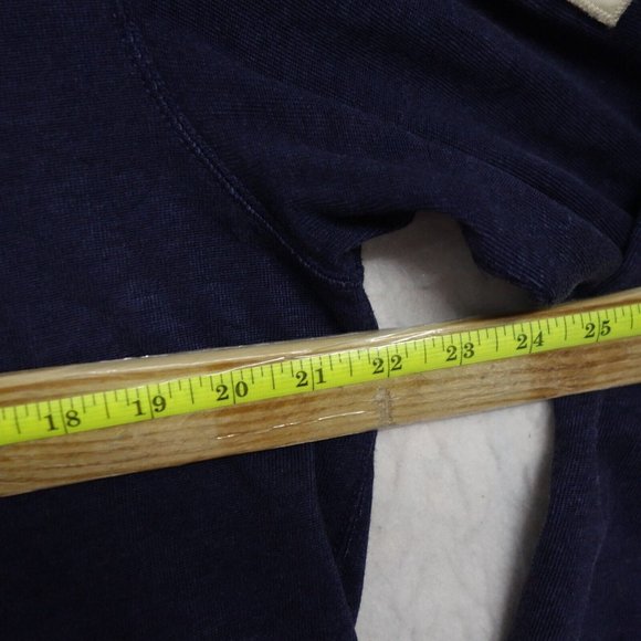 Vtg POLO SPORT Football Jersey T-Shirt Sewn Patches #22 Blue White Men's L - Picture 5 of 11